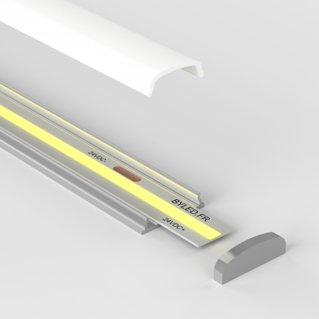 Profilé LED aluminium flexible pour ruban LED - CRAFT - C10