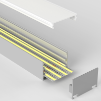 Profilé LED aluminium ruban LED large - CRAFT - C12