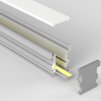 Profilé aluminium sol pour ruban LED - F02 - CRAFT