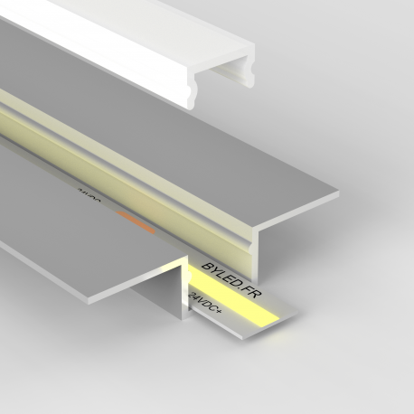 Profilé LED aluminium encastrable cache-joint - CRAFT - E09