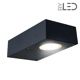 Applique LED murale extérieure anthracite - 6W - 230V - TRACK