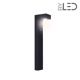 Borne LED extérieure Anthracite - 6 Watts - PROME - 80 cm