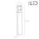 Borne LED extérieure Anthracite - 6 Watts - ICONE - 80 cm