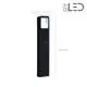 Borne LED extérieure Anthracite - 6 Watts - ICONE - 60 cm