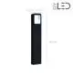 Borne LED extérieure Anthracite - 6 Watts - ICONE - 60 cm