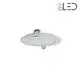 Dalle LED ronde 9 W encastrable - extra plate - SUNNY-9