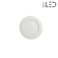 Dalle LED ronde 9 W encastrable - extra plate - SUNNY-9