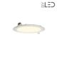 Dalle LED ronde 12 W encastrable - extra plate - SUNNY-12