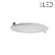 Dalle LED ronde 15 W encastrable - extra plate - SUNNY-15
