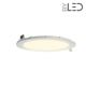 Dalle LED ronde 15 W encastrable - extra plate - SUNNY-15