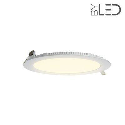 Dalle LED ronde 15 W encastrable - extra plate - SUNNY-15