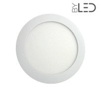 Dalle LED ronde 15 W encastrable - extra plate - SUNNY-15