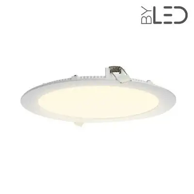 Dalle LED ronde 18 W encastrable - extra plate - SUNNY-18