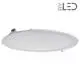 Dalle LED ronde 24 W encastrable - extra plate - SUNNY-24