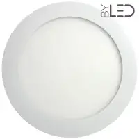 Dalle LED ronde 24 W encastrable - extra plate - SUNNY-24