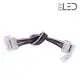 Connecteur ruban LED RGB+W 12mm Click + câble 15 cm + click