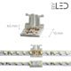 Jonction étroite pour ruban LED Mono 8 mm Plugg IP20