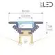 Profilé LED aluminium encastrable d'angle - CRAFT - E11