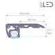 Profilé aluminium marches escaliers pour ruban LED - CRAFT - S01
