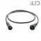 Rallonge étanche IP67 pour spot RGB+W - 1, 2 ou 5m