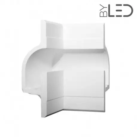 Profil linéaire d'angle mural en plâtre pour ruban LED STAFF