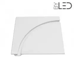 Profil arrondi ¼ de cercle en plâtre pour ruban LED – STAFF
