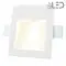 Spot LED encastré mural carré strié - 1W STAFF