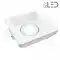 Spot encastrable en plâtre carré orientable STAFF
