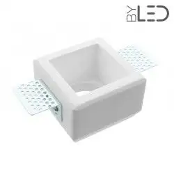 Spot encastrable en plâtre carré étroit STAFF - PEC06