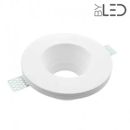 Spot encastrable en plâtre rond profond STAFF