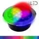 Spot LED encastré de sol inox 24V 12&nbsp;W - Terra 12 - RGB