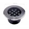 Spot LED encastré de sol inox 24V 12 W - Terra 12 - RGB