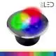 Spot LED encastré de sol inox 24V 12&nbsp;W - Terra 12 - RGB