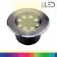 Spot LED encastré de sol inox 24V 8W - Terra 8 – RGB + Blanc chaud