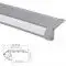 Profilé aluminium marches escaliers pour ruban LED - CRAFT - S02