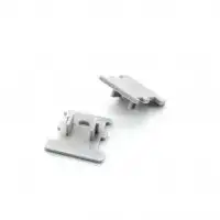 Embouts de finition pour profilé F02 (la paire)