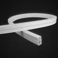 Tube néon flex carré pour ruban LED - Direct - D1220