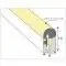 Tube néon flex rond fin pour ruban LED - latéral – R0816