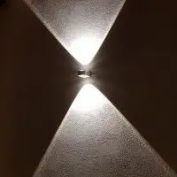 Applique murale up & down - Blanc - IP54 - 2x5W - FLUSH