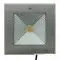 Spot LED encastré de sol carré inox 10W - 230V - QINOX 210mm