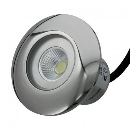 Projecteur piscine buse inox 100mm - CW –10W – 12VAC/DC – IP68