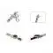 Connecteur slim ruban LED Mono 8 mm pour cable à sertir