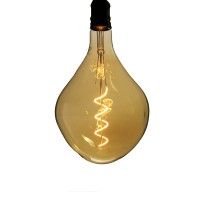 Ampoule LED filament Spirale cabot Ambrée - E27 - 4W - 2200K - Dimmable - PS165