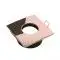 Spot encastrable collerette carrée convex SPLIT - Or brillant