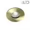 Collerette pour support GU - Ronde flat SPLIT - Or satiné