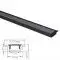 Profilé aluminium noir encastrable pour ruban LED - CRAFT - E03