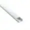 Profilé gris aluminium extra plat en applique pour ruban LED