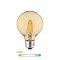 Ampoule LED à filament globe - Ambrée – 6W - E27 - Dimmable