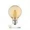 Ampoule LED à filament globe - Ambrée – 6W - E27 - Dimmable