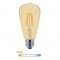 Ampoule LED à filament Edison - Ambrée – 6W - E27 - Dimmable